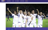 CLB Bình Dương của HLV Lê Huỳnh Đức bất ngờ xuất hiện trên trang chủ AFC