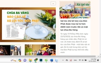 Gỡ livestream, website chùa Ba Vàng vẫn còn thông tin về 'xá lợi tóc Đức Phật'