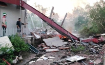 Ninh Bình: Vụ nổ lớn làm sập một phần căn nhà, ít nhất một người tử vong