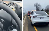 Xe điện Tesla mới mua 1 tuần 'rớt' vô lăng trên cao tốc