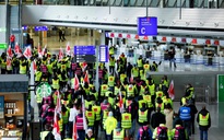Nhân viên sân bay Đức đình công khiến hàng ngàn chuyến bay bị hoãn, hủy