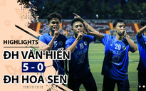 Highlight | ĐH Văn Hiến 5-0 ĐH Hoa Sen | Giải bóng đá TNSVVN
