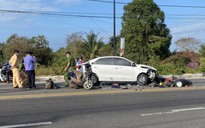 Phú Quốc: Tai nạn lúc sáng sớm, 2 cha con tử vong, 5 người bị thương