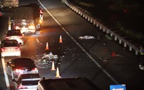 Người đi xe máy ngược chiều trên cao tốc TP.HCM - Trung Lương bị xe tải tông tử vong