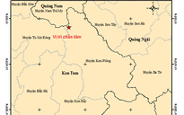 5 trận động đất xảy ra ở Kon Tum trong 6 giờ đồng hồ
