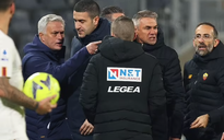 HLV Mourinho bị trọng tài chọc tức trong ngày AS Roma nhận trận thua sốc