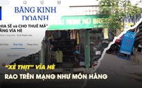 Vỉa hè bị ‘xẻ thịt’ rao cho thuê trên mạng như con cá, mớ rau