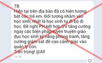 Sự thật về thông tin bắt cóc trẻ em tại Hà Nội