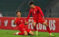 Xuất sắc đánh bại U.20 Qatar, U.20 Việt Nam chiếm ngôi đầu bảng