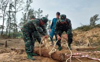 Trà Vinh: Phát hiện quả bom nặng hơn 150 kg còn nguyên ngòi nổ