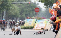 Cúp xe đạp truyền hình TP.HCM: Nhà vô địch SEA Games bị ngã trước vạch đích 