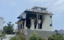 Cháy lớn trong căn biệt thự ở TP.Nha Trang