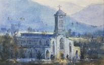 Góc ký họa: Nhà thờ Núi Nha Trang