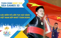 Toàn cảnh SEA Games 32 ngày 10.5: Việt Nam vươn lên nhất toàn đoàn | Xô xát trên sân pencak silat