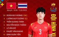 Đội hình U.22 Việt Nam đấu U.22 Thái Lan: HLV Troussier thay đổi bất ngờ