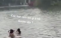 Xác minh hình ảnh 2 thiếu nữ 'tắm tiên' ở hồ Hoàn Kiếm