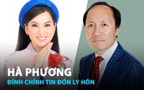 Ca sĩ Hà Phương lên tiếng trước tin đồn ly hôn chồng tỉ phú