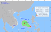 Áp thấp nhiệt đới mạnh cấp 6 gần Biển Đông