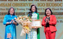 Hoa hậu Nguyễn Thanh Hà nhận danh hiệu Đại sứ thiện chí trẻ Liên Hiệp Quốc