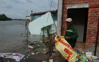 Sạt lở làm hư hỏng, cuốn trôi 10 nhà dân bên sông Cần Thơ