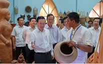 Chủ tịch nước Võ Văn Thưởng thăm làng gốm Bàu Trúc Ninh Thuận