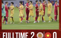 U.23 Việt Nam thua trận giao hữu trước CLB Công an Hà Nội