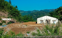 Phá dỡ bãi vàng lậu tại vùng núi Bình Thuận giáp ranh Lâm Đồng