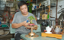 Chàng trai sáng tạo bàn xoay bonsai thu hàng chục triệu đồng/tháng