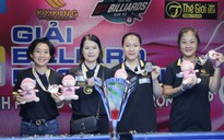 Cơ thủ Bùi Xuân Vàng xuất sắc vô địch giải billiards pool nữ TP.HCM mở rộng 2023