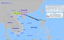 Bão số 1 đổ bộ đất liền Trung Quốc