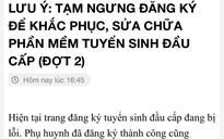 Hệ thống tuyển sinh đầu cấp bị lỗi, Q.1 (TP.HCM) gia hạn thời hạn đăng ký