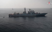 10 tàu quân sự Trung Quốc, Nga lại cùng đi qua eo biển gần Nhật?