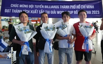 Trần Quyết Chiến nhận thưởng nóng sau chức vô địch World Cup billiards 3 băng