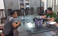 Nam Định: Bắt quả tang nhóm người xịt sơn quảng cáo website cờ bạc