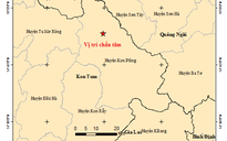 Trong 2 tiếng xảy ra 10 trận động đất ở Kon Tum