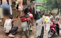 Xôn xao clip người đàn ông nhòm váy cô gái chụp ảnh trên phố Phan Đình Phùng