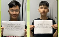 Thanh Hóa: Điều tra nhóm thanh thiếu niên gây rối trật tự, cướp tài sản
