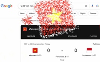 U.23 Việt Nam vô địch U.23 Đông Nam Á, Google chúc mừng cực chất