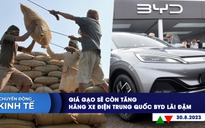 CHUYỂN ĐỘNG KINH TẾ ngày 30.8: Giá gạo sẽ còn tăng | Hãng xe điện Trung Quốc BYD lãi đậm