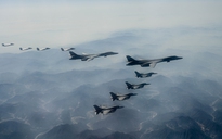 Máy bay ném bom chiến lược Mỹ tập trận với Nhật, Hàn ở bán đảo Triều Tiên