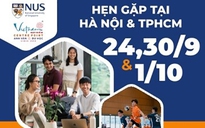 Lãnh đạo Ban tuyển sinh NUS thông tin học bổng và du học cử nhân 2024