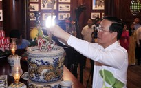 Chủ tịch nước Võ Văn Thưởng dự lễ kỷ niệm 65 năm Bác Hồ thăm Lào Cai