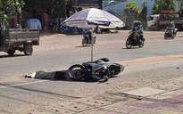 Bình Định: Chồng bị thương nặng, vợ tử vong sau vụ tai nạn giao thông