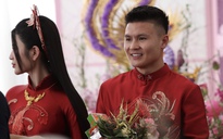 Quang Hải ăn hỏi Chu Thanh Huyền, cô dâu về nhà chồng ngày đầu năm mới