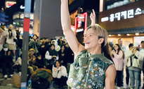 Trọng Hiếu 'mở tiệc âm nhạc' giữa đường phố Hàn Quốc