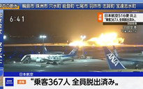 Nhật Bản: Máy bay chở 367 người bất ngờ bốc cháy trên đường băng ở Tokyo