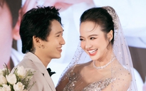 Hoa hậu Kiều Ngân bật khóc khi chồng quỳ gối cầu hôn trong lễ cưới
