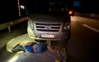Khi tài xế nằm ngủ trên cao tốc