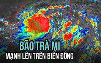 Bão Trà Mi (bão số 6) sắp vào Biển Đông, còn mạnh lên