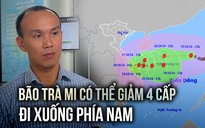 Bão Trà Mi (bão số 6) dự báo hướng đi 'dị thường' xuống phía Nam